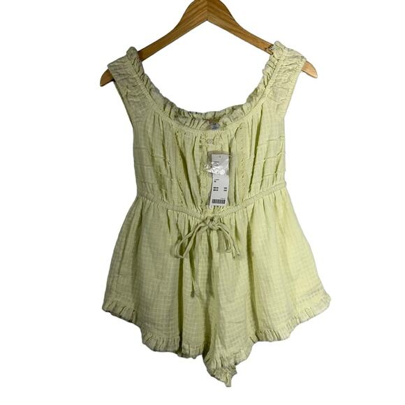 NEW Urban Outfitters Evie Off-The-Shoulder Romper Size XS - Picture 2 of 12